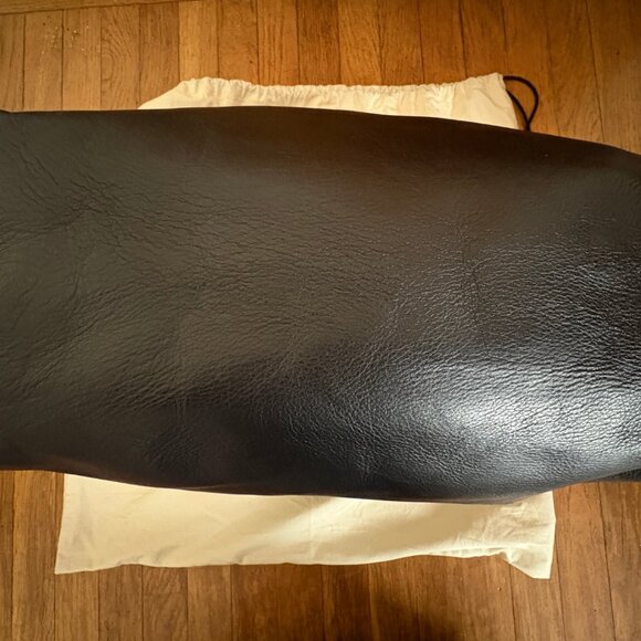 J. Crew Black Leather Tote Bag - Picture 5 of 10